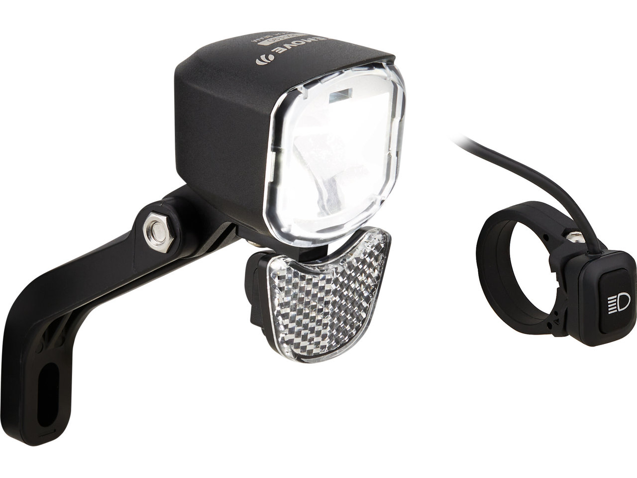 Litemove RX-E90 LED HB/LB E-Bike Frontlicht für Gabel-Montage mit StVZO