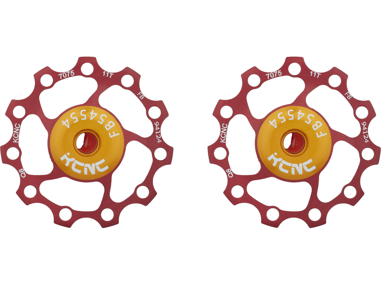 KCNC Jockey Wheel Alu Schalträdchen mit Keramiklager - 1 Paar KCNC Jockey Wheel Alu Schalträdchen mit Keramiklager - 1 Paar