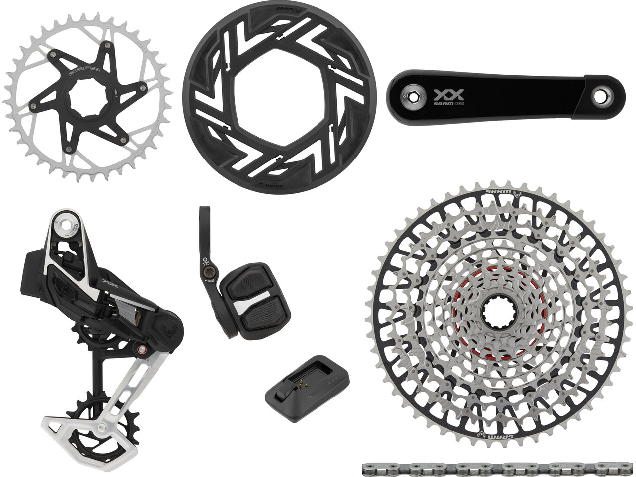 SRAM XX Eagle Transmission AXS 1x12-fach E-MTB Gruppe für Brose SRAM XX Eagle Transmission AXS 1x12-fach E-MTB Gruppe für Brose