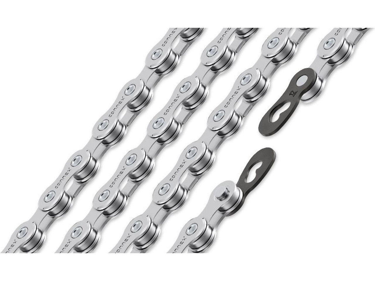 Connex 12sr Fahrradkette 12-fach 126 Glieder 1/2 X 11/128 Zoll Silber
