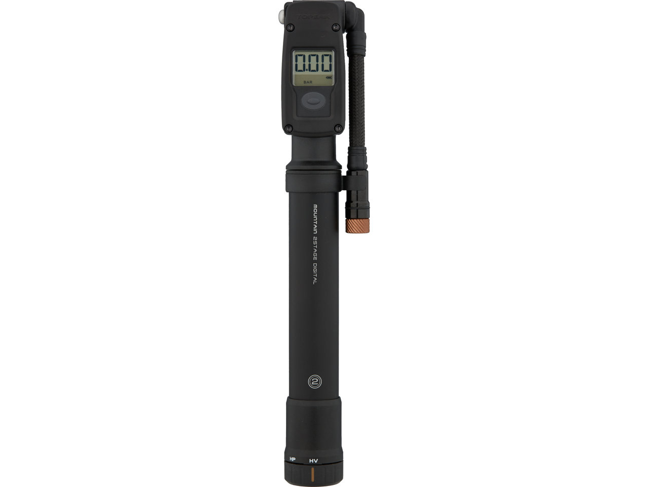 Topeak Mountain Digital 2Stage Minipumpe mit Digital-Manometer