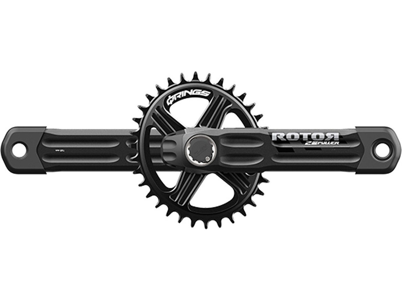 Rotor 2INpower MTB DM Q-Rings Powermeter Kurbelgarnitur Rotor 2INpower MTB DM Q-Rings Powermeter Kurbelgarnitur