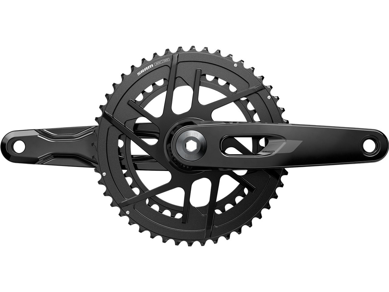 SRAM Rival E1 DUB DM 2x12-fach Kurbelgarnitur SRAM Rival E1 DUB DM 2x12-fach Kurbelgarnitur