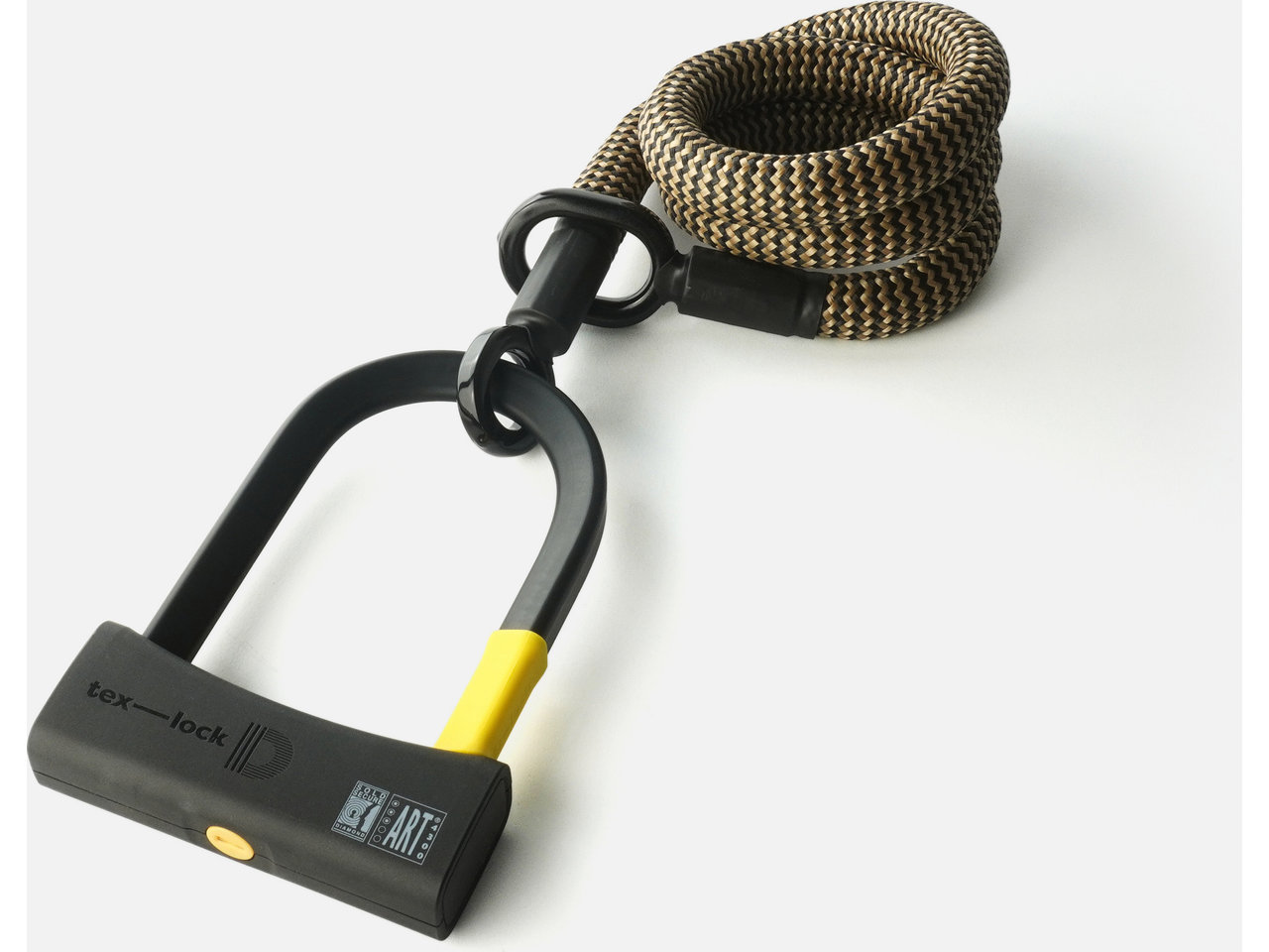 tex-lock eyelet Kettenschloss + D-lock Mini-Bügelschloss