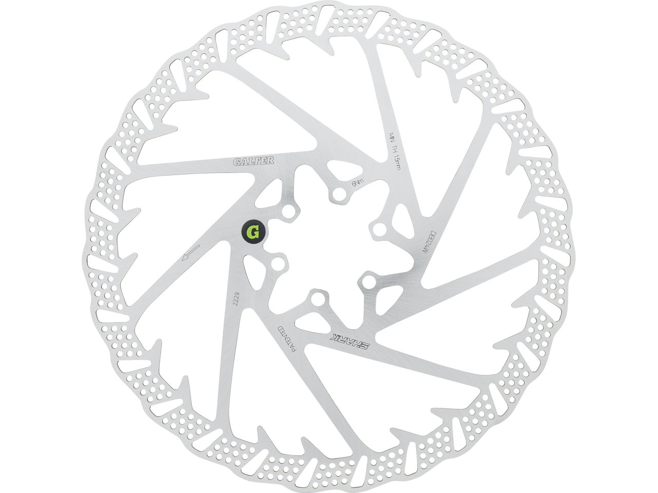 Galfer Fixed Disc Shark 1,8 mm MTB 6-Loch Bremsscheibe