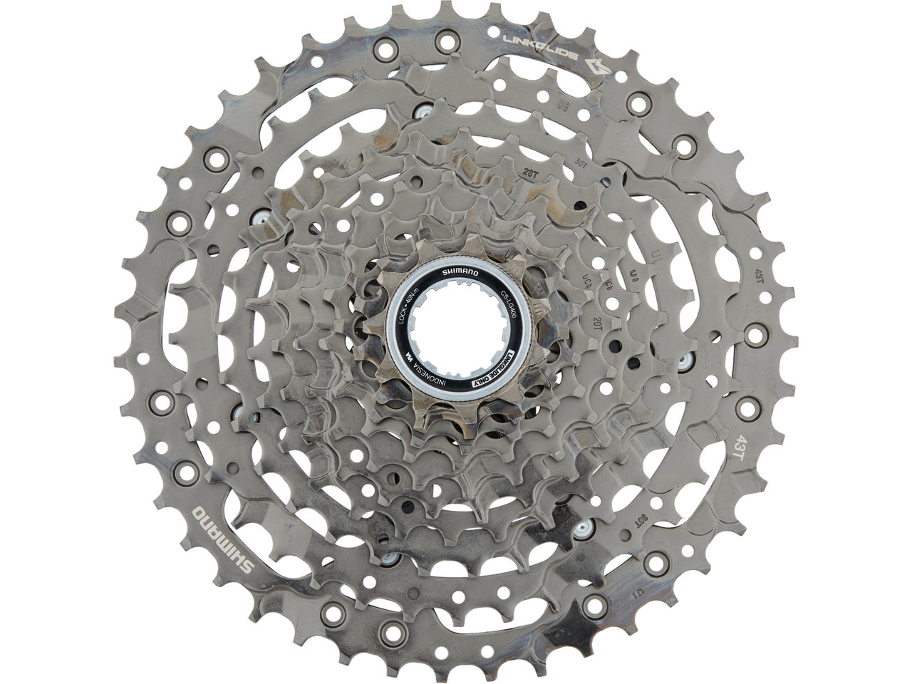 Shimano Kassette CS-LG400-9 Linkglide 9-fach Shimano Kassette CS-LG400-9 Linkglide 9-fach