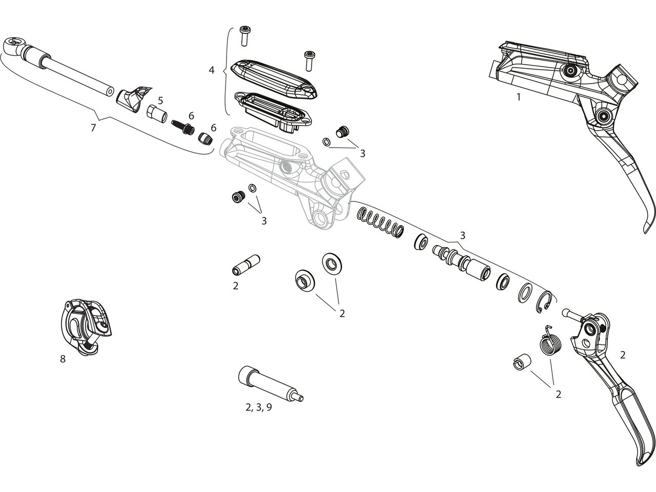 Ersatzteile Level Tlm Bremshebel