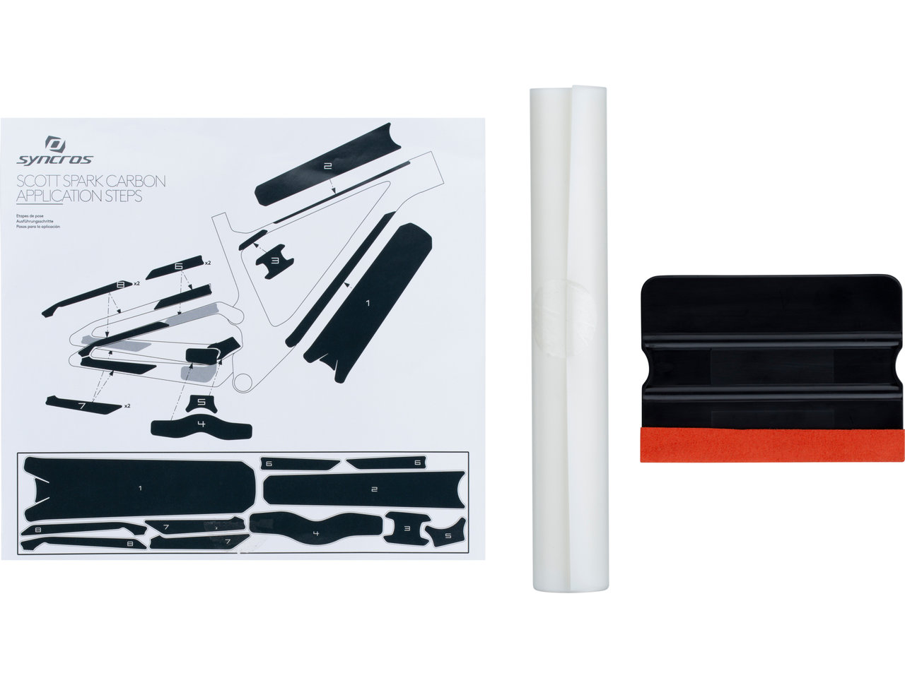 Syncros Rahmenschutzfolien-Set für Scott Spark Carbon Syncros Rahmenschutzfolien-Set für Scott Spark Carbon