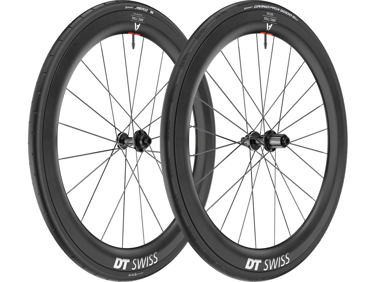 Wts Arc 1100 Dicut 55 Carbon Disc Center Lock 28" Laufradsatz