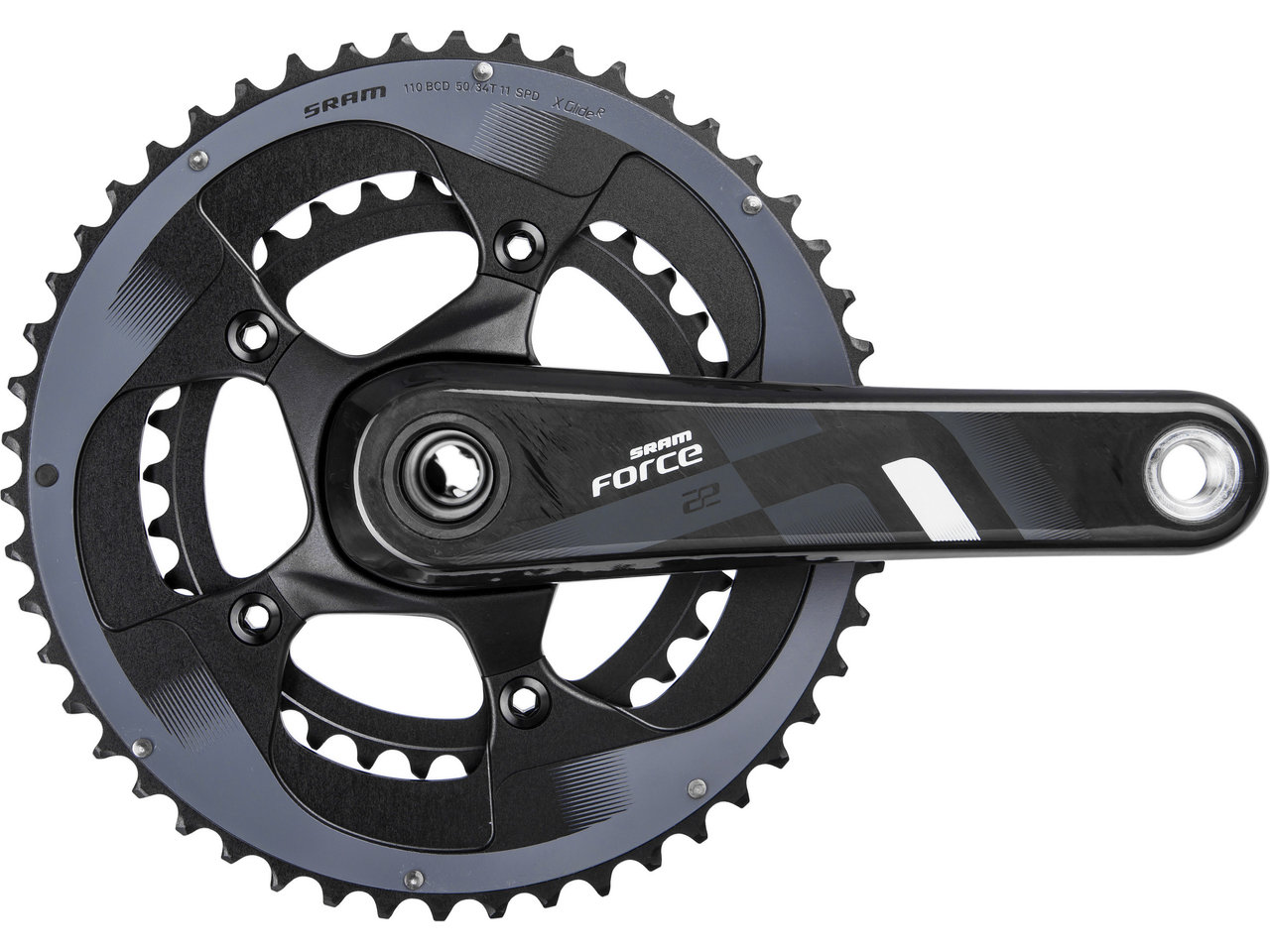 SRAM Force 22 GXP 11-fach Carbon Kurbelgarnitur SRAM Force 22 GXP 11-fach Carbon Kurbelgarnitur