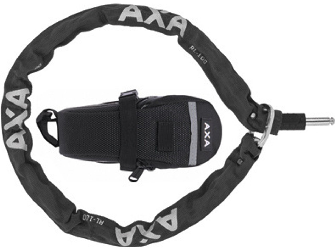 Axa RLC 100 Einsteckkette + Satteltasche Axa RLC 100 Einsteckkette + Satteltasche
