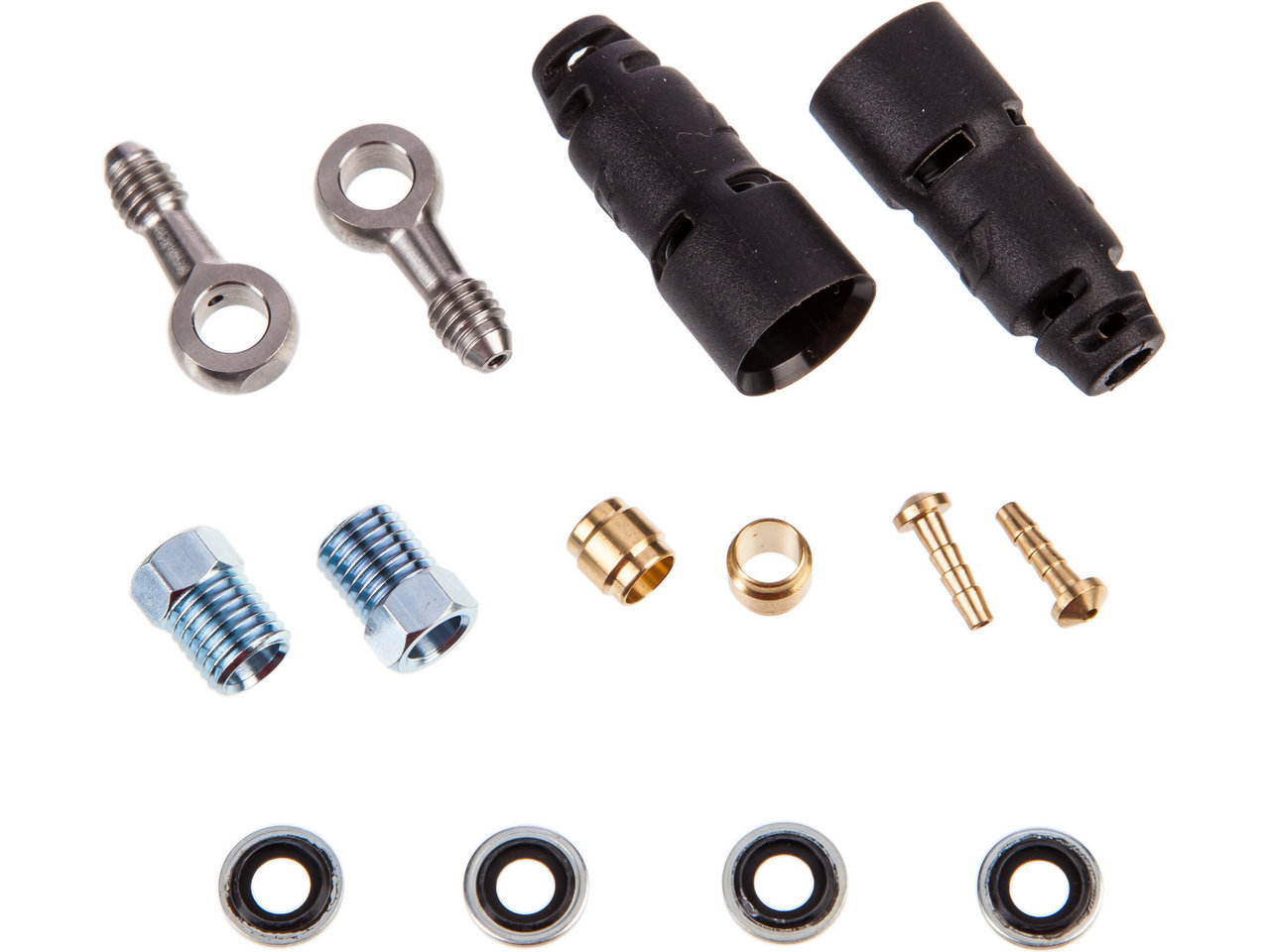 Jagwire Anschlusskit Mountain Pro Quick-Fit Adapter für Bremsleitung Jagwire Anschlusskit Mountain Pro Quick-Fit Adapter für Bremsleitung