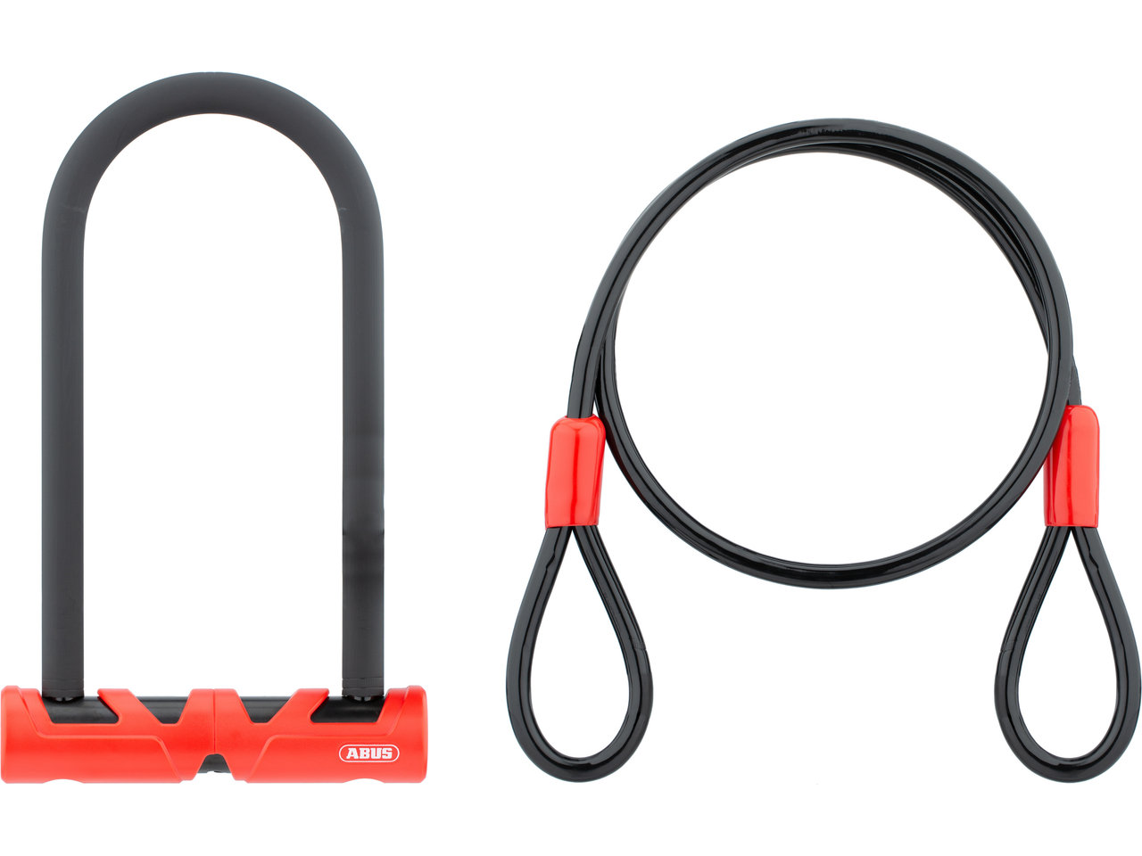 ABUS Ultimate 420 Bügelschloss mit Cobra 10/120 Kabel und USH Halter