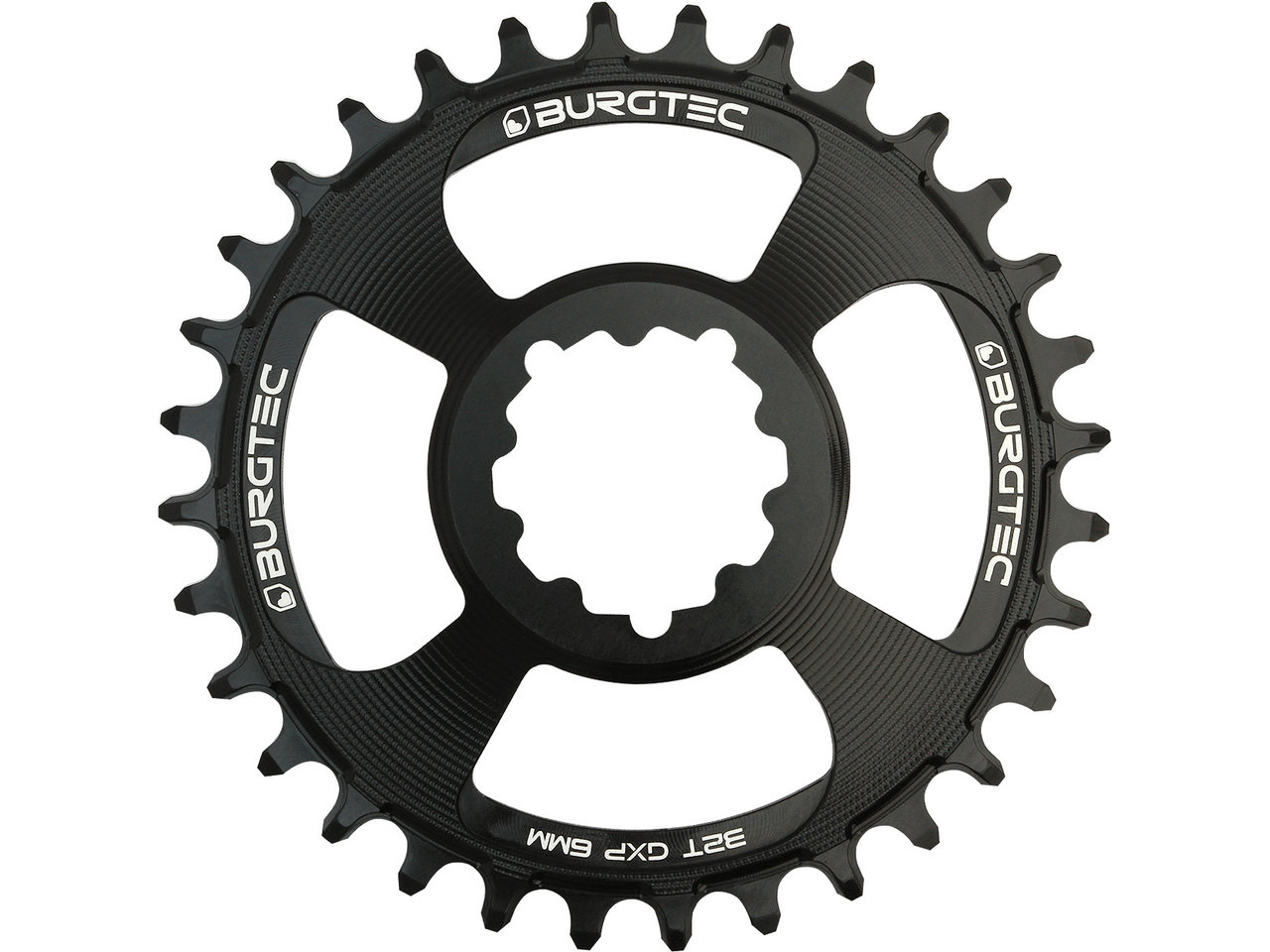 Burgtec 6 mm Offset Thick Thin Kettenblatt für SRAM 3-Bolt Burgtec 6 mm Offset Thick Thin Kettenblatt für SRAM 3-Bolt