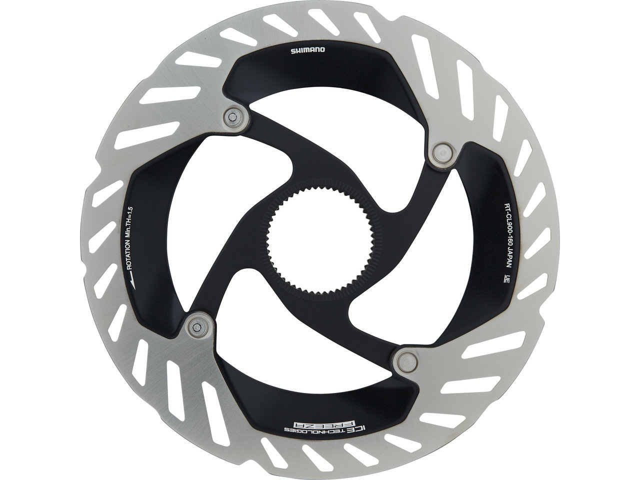 Shimano Bremsscheibe RT-CL900 Center Lock Magnet + Innenverzahnung Shimano Bremsscheibe RT-CL900 Center Lock Magnet + Innenverzahnung