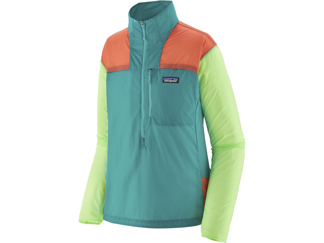 Patagonia Houdini Stash 1/2 Zip Damen Pullover Anorak, Subtidal blue