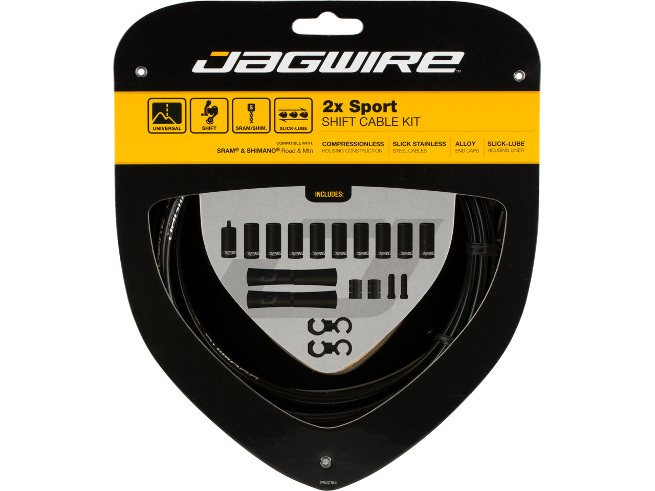 Jagwire 2X Sport Schaltzugset