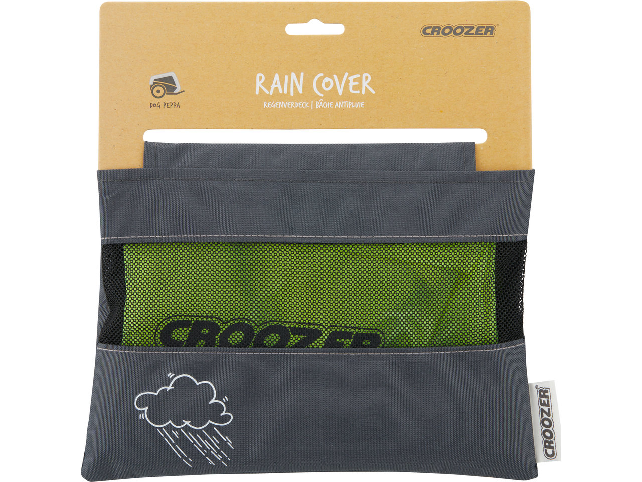 Croozer Regenverdeck für Dog Enna / Dog Peppa