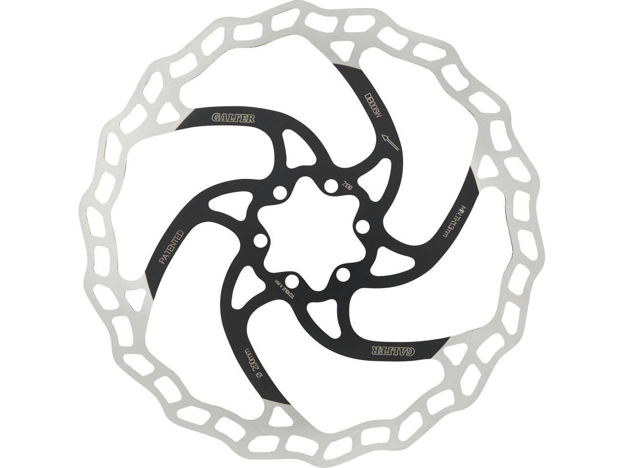 Galfer Road Disc 6-bolt 1,8mm Bremseskive Galfer Road Disc 6-bolt 1,8mm Bremseskive