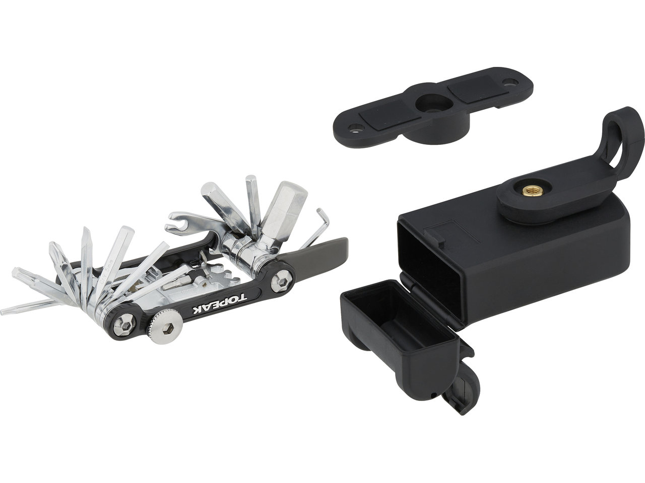 Topeak Ninja Master+ ToolBox T20 mit Mini 20 Pro Multitool Topeak Ninja Master+ ToolBox T20 mit Mini 20 Pro Multitool