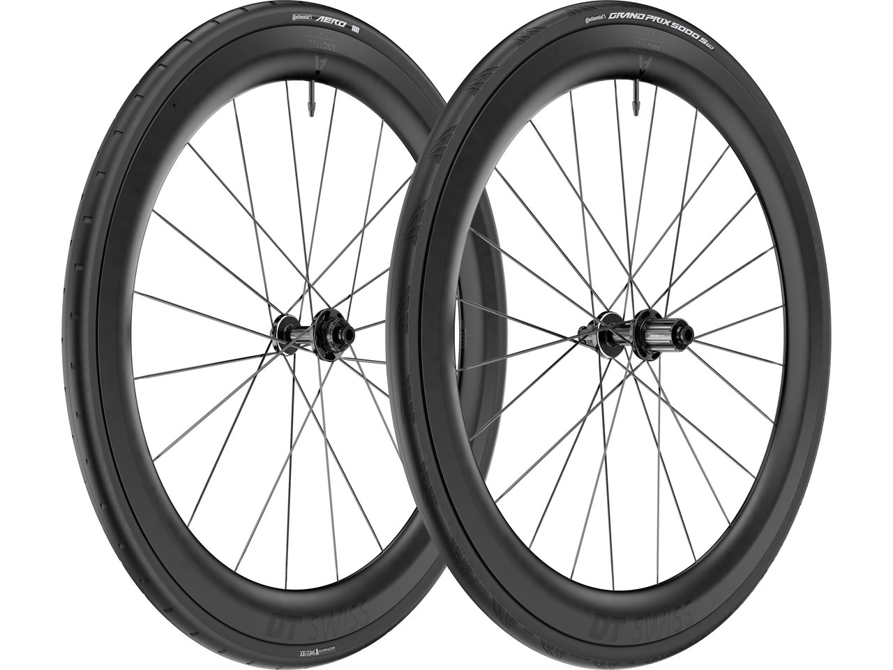 Arc 1100 Dicut Wts 55 Carbon Disc Center Lock 28" Laufradsatz