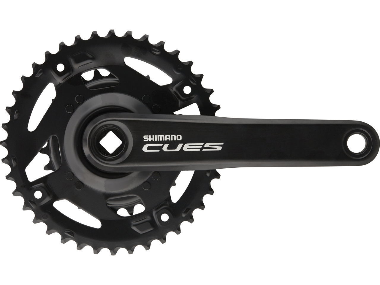 Shimano CUES Kurbelgarnitur FC-U4000-2 Vierkant Shimano CUES Kurbelgarnitur FC-U4000-2 Vierkant