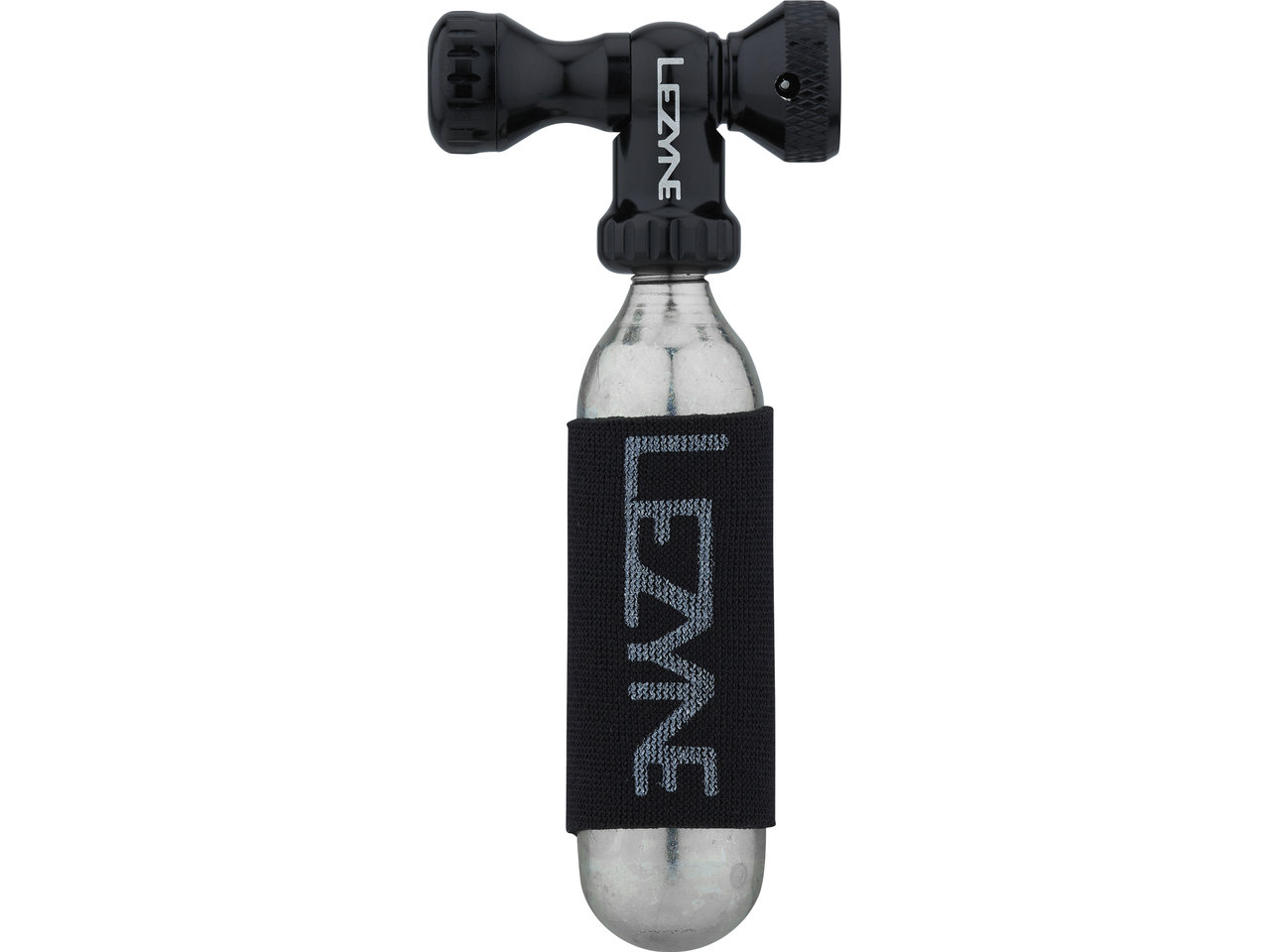 Lezyne Control Drive CO2 Pumpenkopf mit CO2 Kartusche 25 g