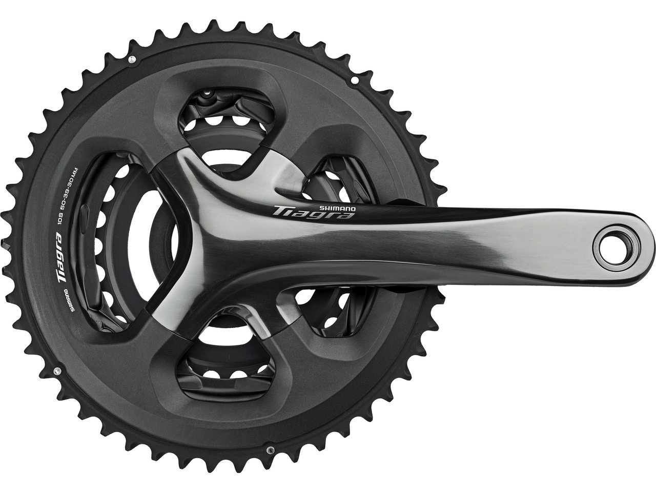 パーツ SHIMANO - FC-4703 Tiagra Shimano Universal Cycles -- Shimano FC-4703 Tiagra Triple Crankset