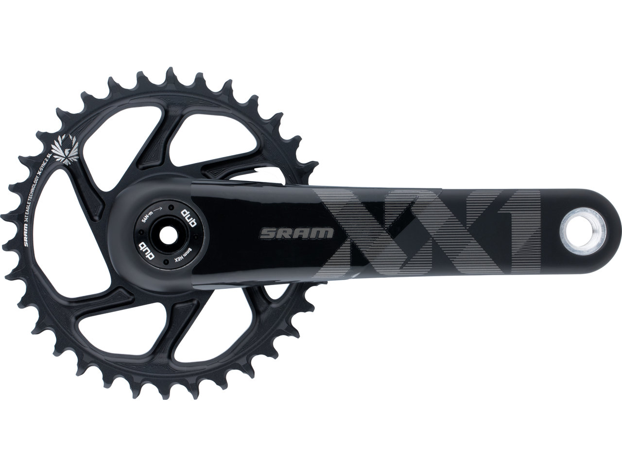 SRAM XX1 Eagle Boost Direct Mount DUB 12-fach Kurbelgarnitur SRAM XX1 Eagle Boost Direct Mount DUB 12-fach Kurbelgarnitur