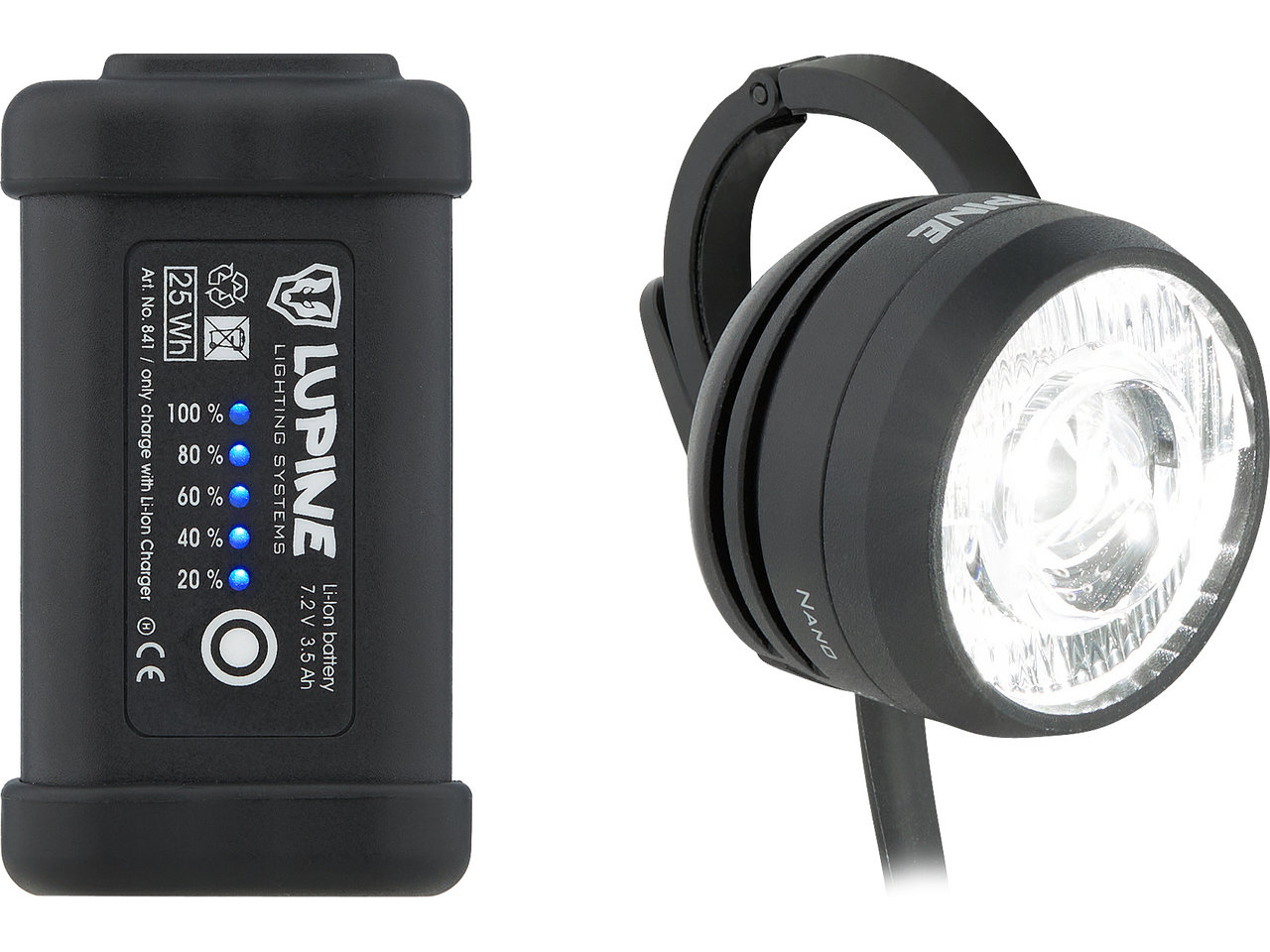 Lupine SL Nano AF 4 LED Frontlicht mit StVZO-Zulassung Lupine SL Nano AF 4 LED Frontlicht mit StVZO-Zulassung