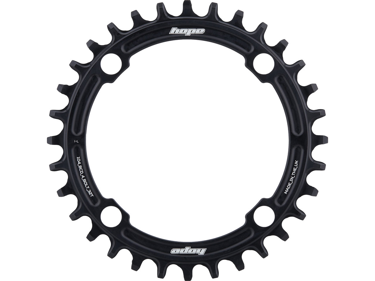 Hope R22 Kettenblatt 4-Arm 104 mm Lochkreis Hope R22 Kettenblatt 4-Arm 104 mm Lochkreis
