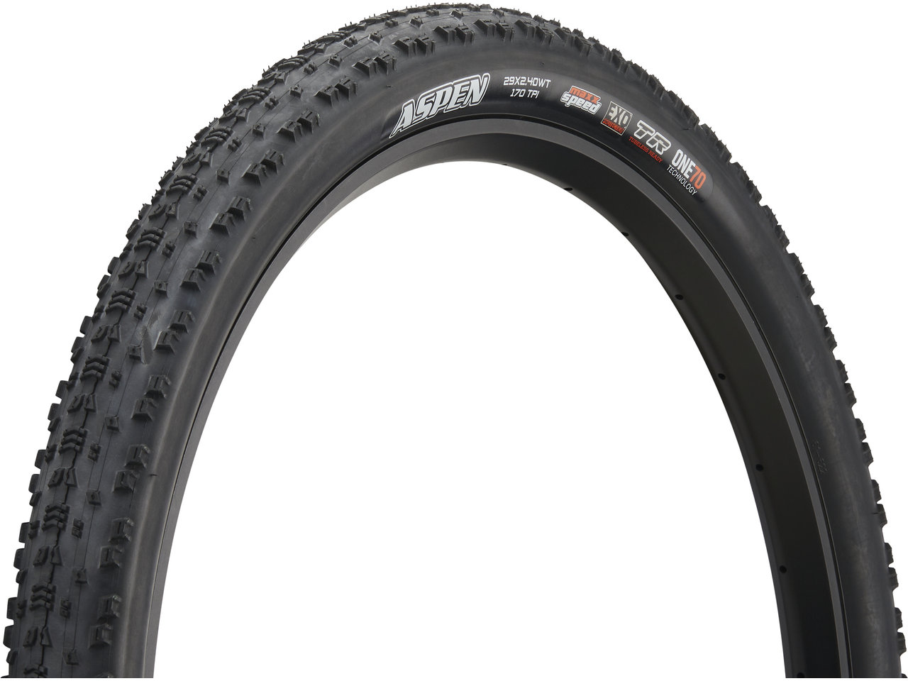 Maxxis Aspen TeamSpec MaxxSpeed EXO ONE70 WT TR 29" Faltreifen Maxxis Aspen TeamSpec MaxxSpeed EXO ONE70 WT TR 29" Faltreifen