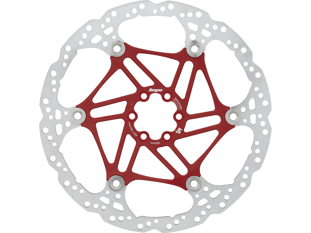 Bremsscheibe V4 Vented Floating 6-loch Für Tech V