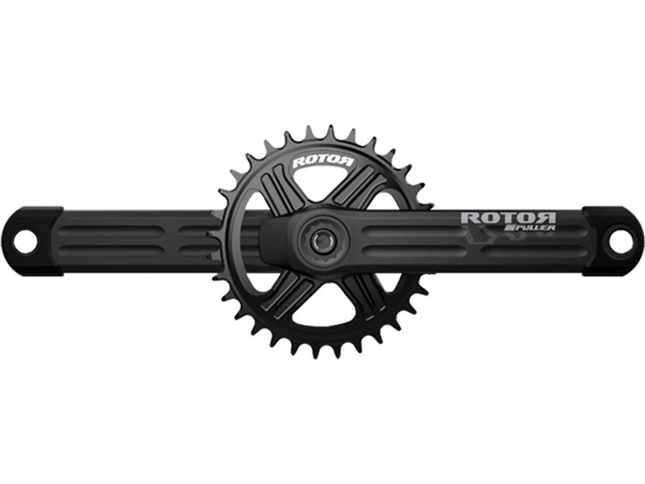 Rotor INpower MTB DM 1-fach Powermeter Kurbelgarnitur, rund
