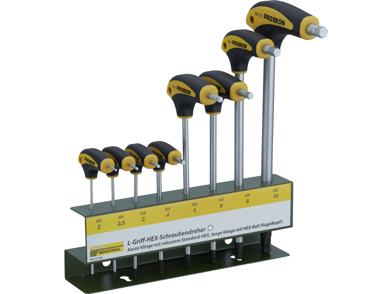 Proxxon L-Griff HX Schraubendrehersatz mit Halter