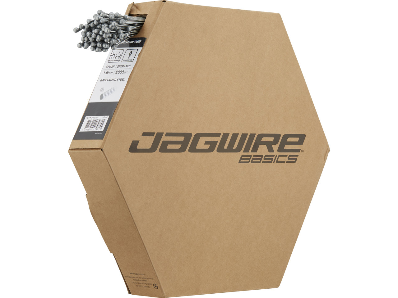 Jagwire Basics Bremszug für Shimano/SRAM Road - 100 Stück Jagwire Basics Bremszug für Shimano/SRAM Road - 100 Stück