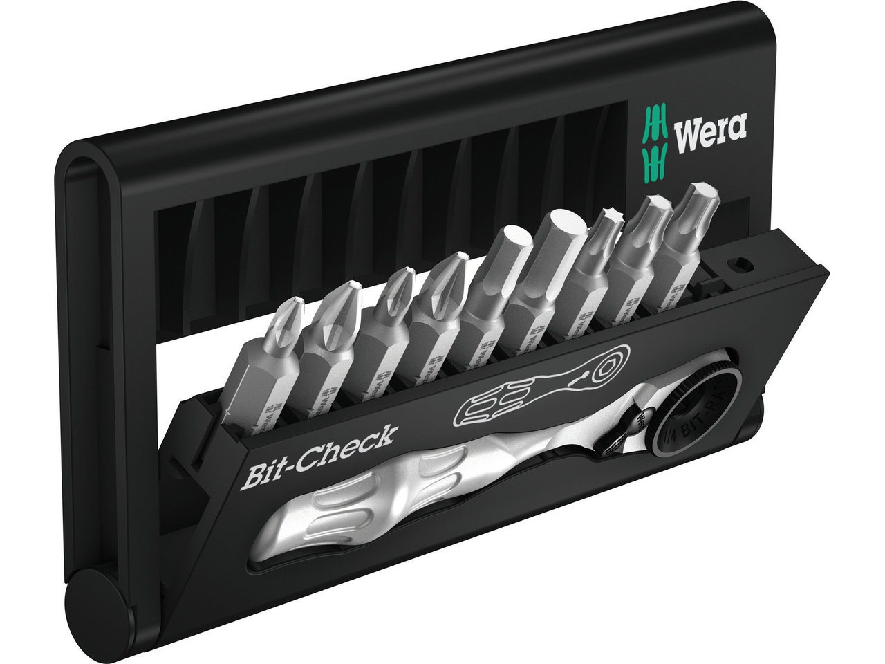 Wera Zyklop Mini Ratsche 1/4" mit Bit-Check Satz
