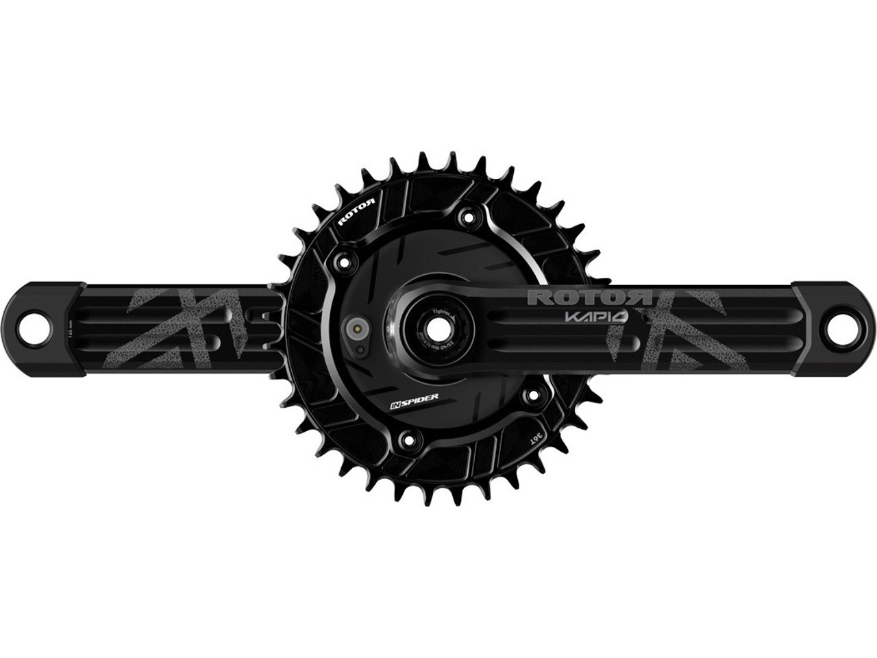 Rotor INspider MTB Kapic RUND 34 Z Powermeter Kurbelgarnitur