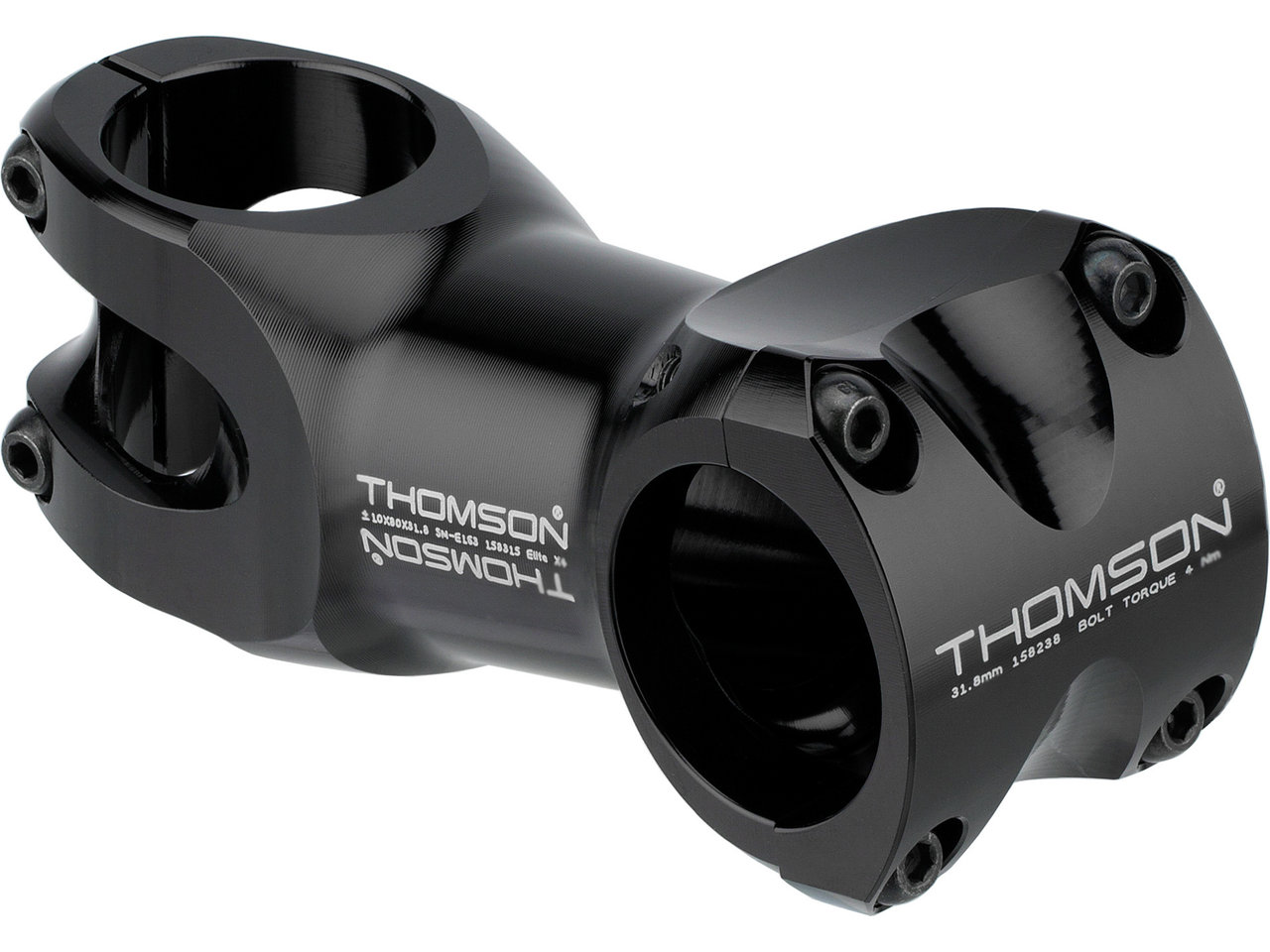 Ahead Vorbau Elite X4 Schwarz 1 1/8" 10° 80mm 31,8mm Lenkerkl.