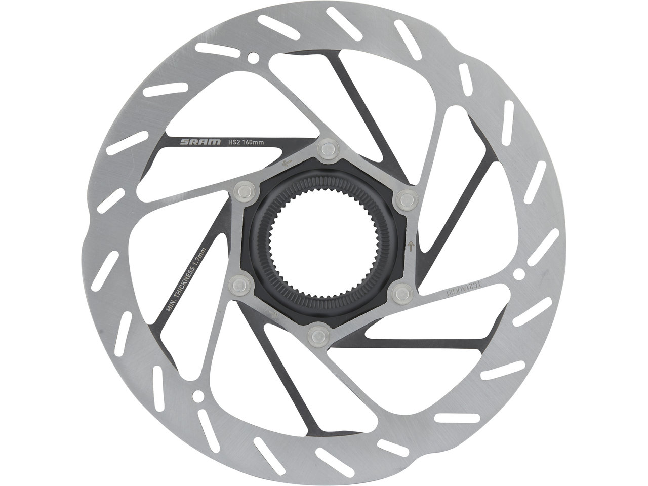 SRAM HS2 Center Lock Bremsscheibe SRAM HS2 Center Lock Bremsscheibe
