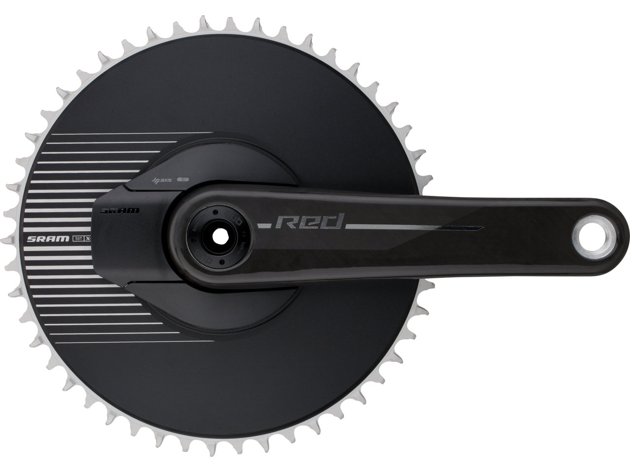 SRAM Red 1 E1 AXS Aero DUB 1x12-fach Carbon Powermeter Kurbelgarnitur SRAM Red 1 E1 AXS Aero DUB 1x12-fach Carbon Powermeter Kurbelgarnitur