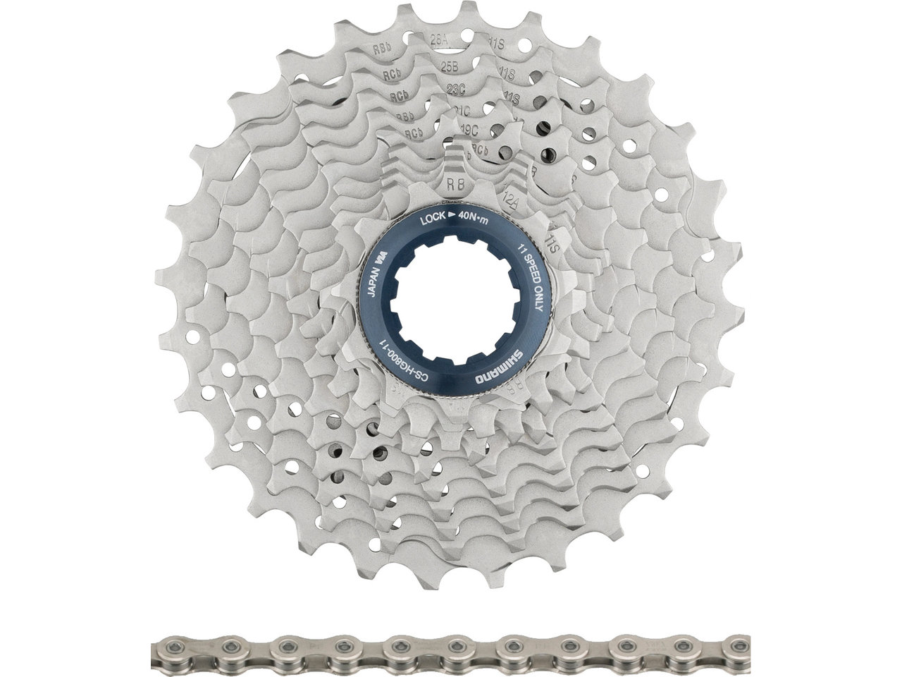 Shimano Ultegra CS-R8000 Cassette & CN-HG701 Chain Set