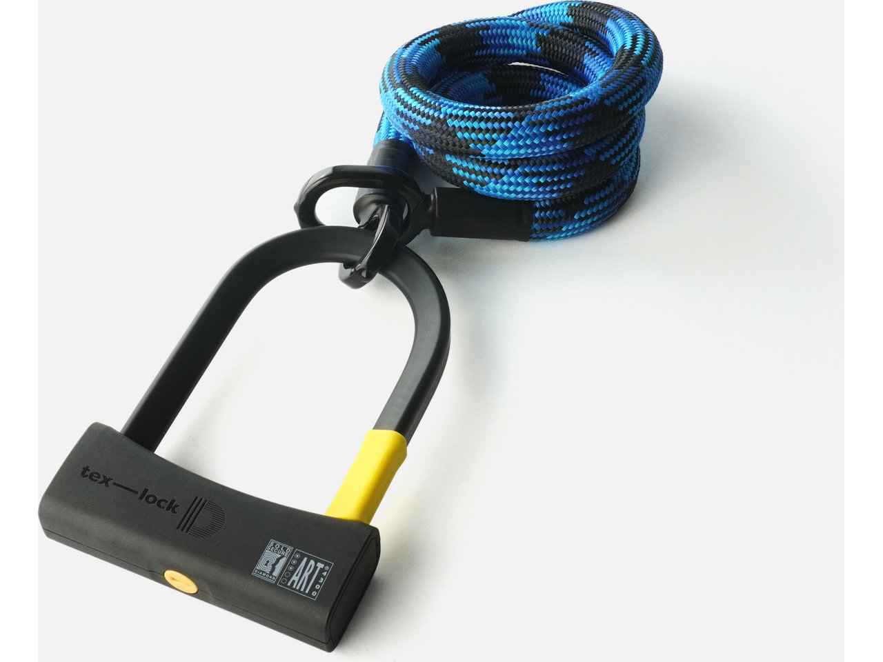 tex-lock eyelet Kettenschloss + D-lock Mini-Bügelschloss