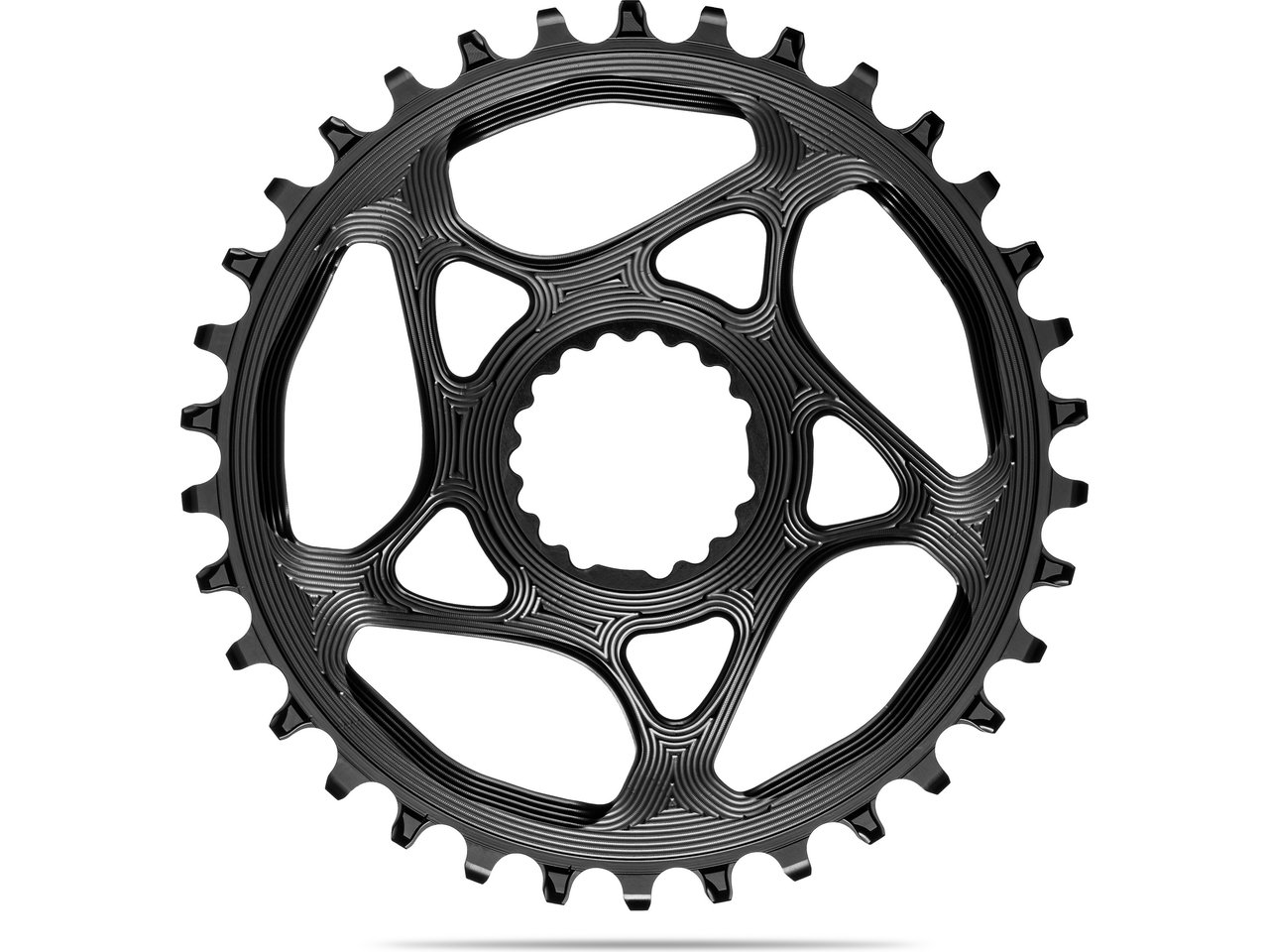Direct Mount Cannondale Hollowgram Narrow Wide Kettenblatt 12 S Schwarz