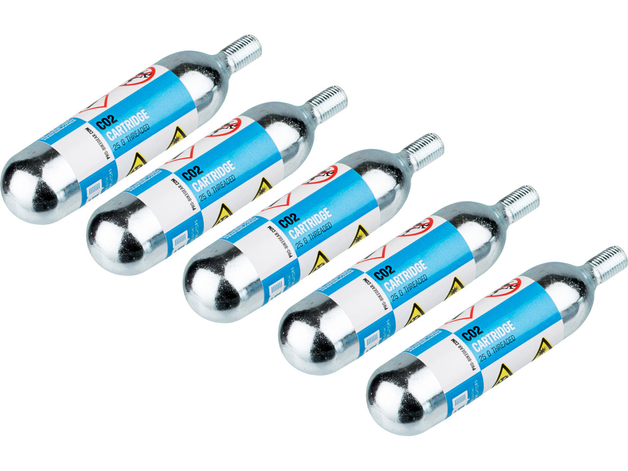 PRO CO2 Ersatzkartusche mit Gewinde 25 g - 5 Stück