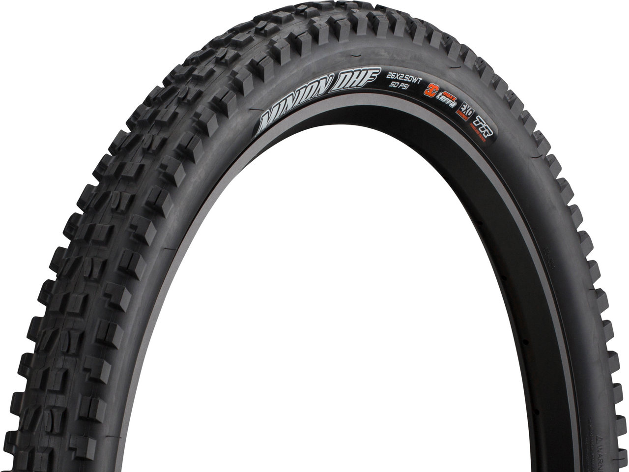 Maxxis Minion DHF TR EXO 26" WT 3C 26" x 2.5" WT 890g, 60tpi, MaxxTerra Maxxis Minion DHF TR EXO 26" WT 3C 26" x 2.5" WT 890g, 60tpi, MaxxTerra