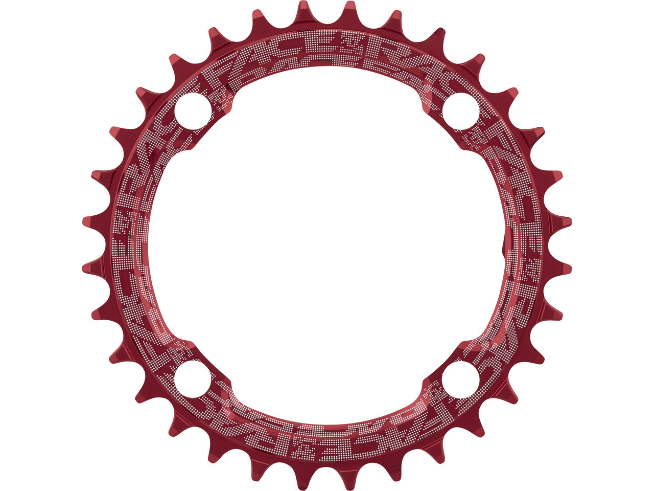 Race Face Chain Blade Narrow-Wide Chainring – 30/32T, 4-Bolt 104mm BCD, 10-11-12 Speed