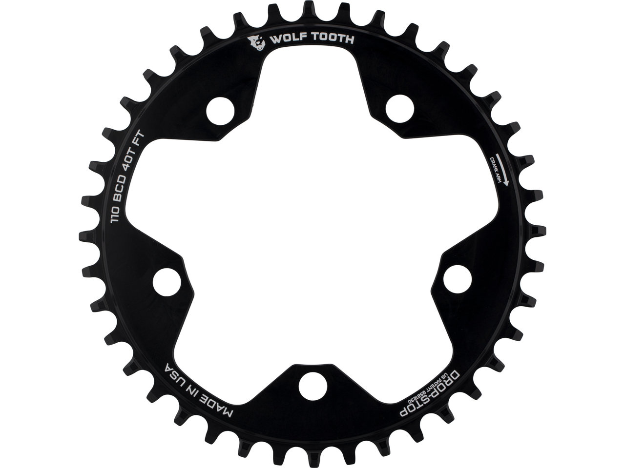 Wolf Tooth 110 BCD Gravel / CX / Road Kettenblatt Wolf Tooth 110 BCD Gravel / CX / Road Kettenblatt