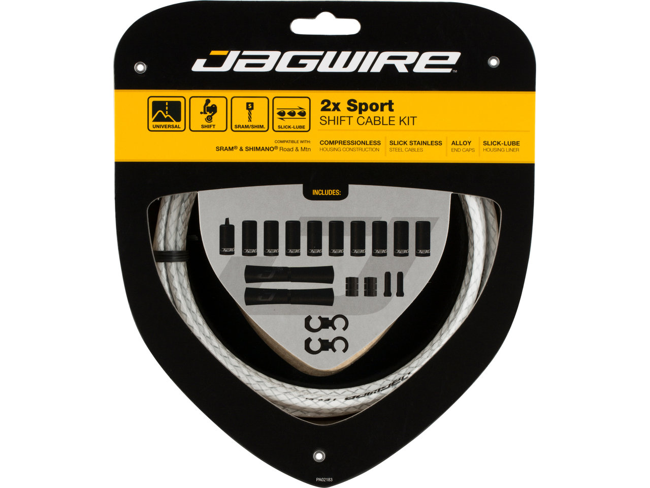 Jagwire 2X Sport Schaltzugset Jagwire 2X Sport Schaltzugset