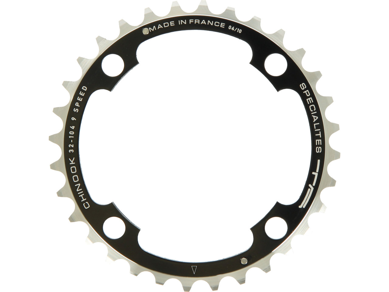SPECIALITES TA Kettenblatt Chinook, 4-Arm, Mitte, 104 mm Lochkreis SPECIALITES TA Kettenblatt Chinook, 4-Arm, Mitte, 104 mm Lochkreis